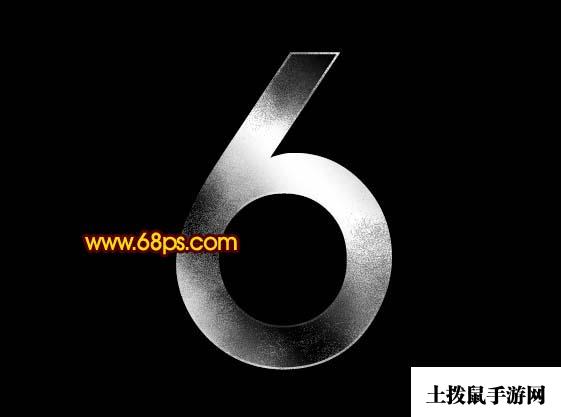 Photoshop制作超酷的金属边框纹理字
