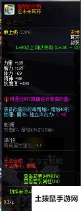《DNF》100级可交易史诗近未来耳环介绍