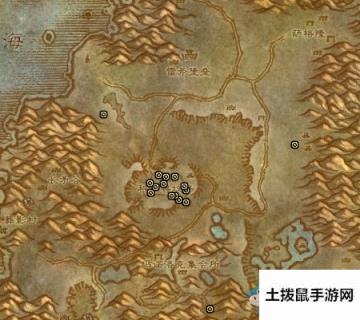 《魔兽世界怀旧服》墓地苔分布