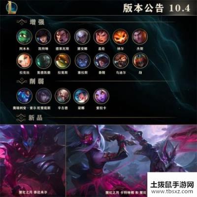 LOL10.4版本更新内容汇总 LOL10.4英雄改动一览