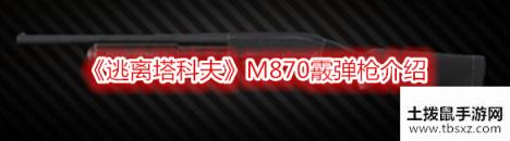 《逃离塔科夫》M870霰弹枪介绍