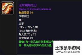 魔兽世界怀旧服无尽黑暗之刃法师单刷stsm攻略