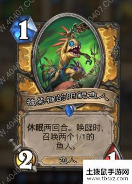 炉石传说圣骑士蓝卡被禁锢的阳鳃鱼人怎么样
