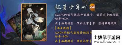 《神都夜行录》拓印忆昔少年时属性介绍