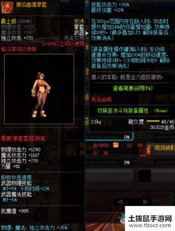 《DNF》猎焰追魂拳套介绍
