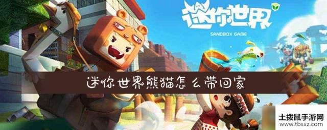 迷你世界熊猫怎么带回家