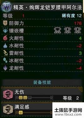 《怪物猎人：世界》冰原M位绚辉龙腰部装备介绍
