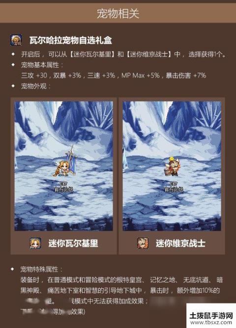《DNF》2020五一套宠物外观属性一览