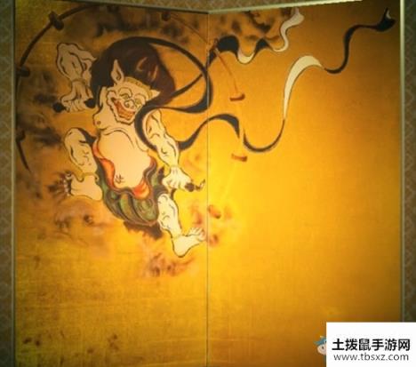 《集合啦！动物森友会》风神雷神图屏风（雷神）鉴别介绍