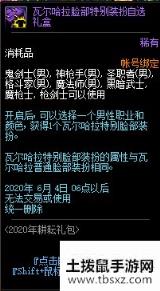 《DNF》瓦尔哈拉脸部特别装扮自选礼盒获取方式