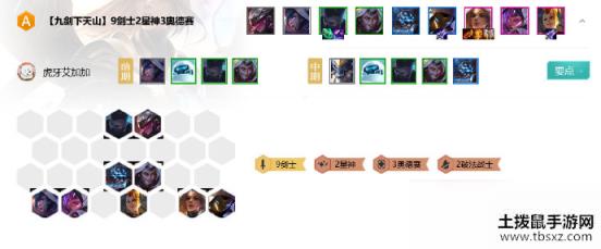 《LOL》云顶之弈10.8九剑下天山阵容攻略