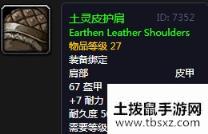 《魔兽世界怀旧服》土灵皮护肩介绍