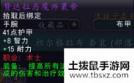 魔兽世界怀旧服祖格术士套装恶魔师护甲属性介绍