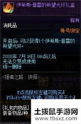《DNF》伊希斯普雷的希望光环介绍