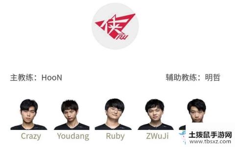 《LOL》2020LPL夏季赛6月9日RW战队首发阵容介绍