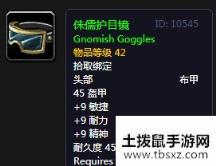 《魔兽世界怀旧服》侏儒护目镜介绍