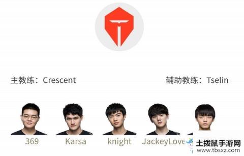 《LOL》2020LPL夏季赛6月16日TES战队首发阵容介绍