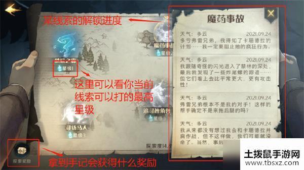 《哈利波特：魔法觉醒》禁林手记作用分析