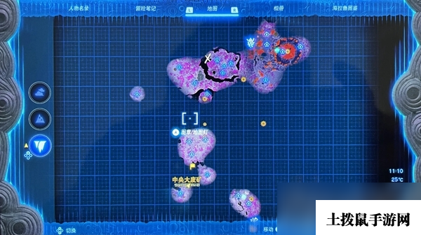 《塞尔达传说王国之泪》沉睡于地底神殿的谜团对应位置介绍