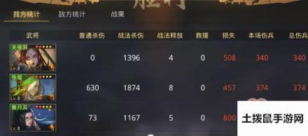 封锁 规避 《率土之滨》八阵图将门虎女阵容组合