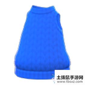 集合啦！动物森友会蓝色无袖针织衫介绍游戏攻略